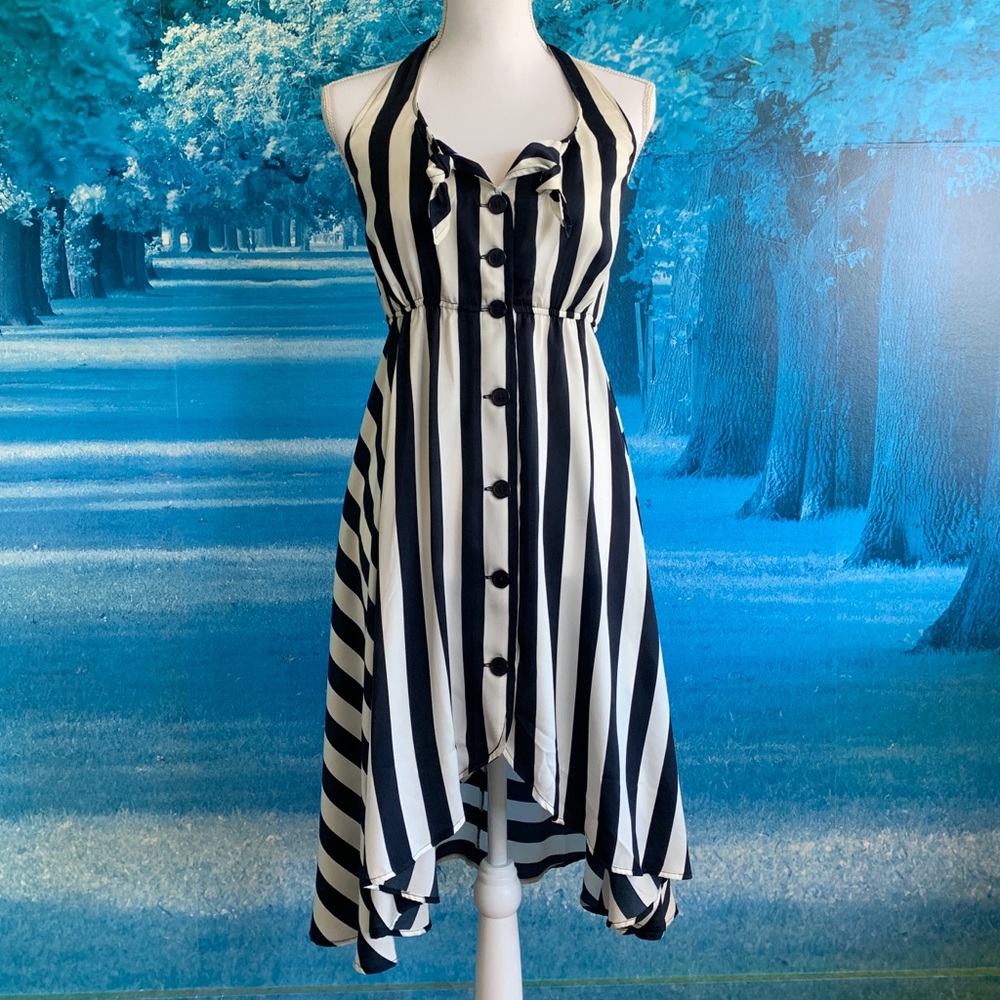 ⚓️ Nautical Style Halter Dress ⚓️